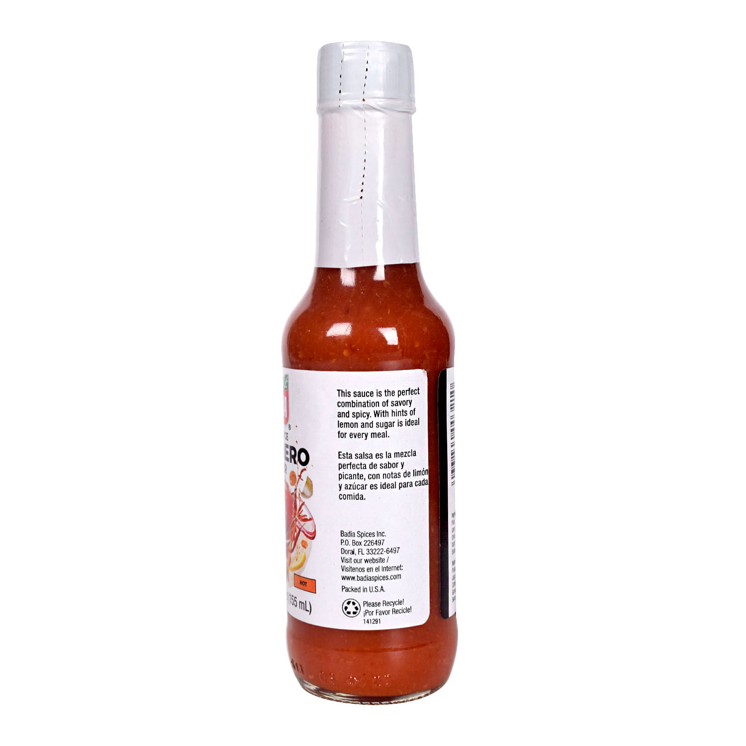 Salsa Badia Habanero Hot 165 Ml