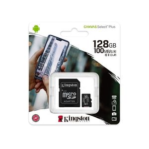 Memoria Micro Sd 128gb Kingston Canvas Select Plus 100 Mb/s