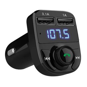 Transmisor Fm Para Auto 2 Puertos Usb Bluethooth