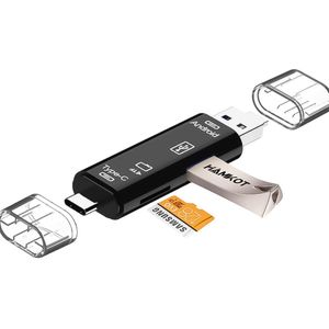 Adaptador Otg Usbc Tipo C 3.1 A Usb 3.0 Micro-usb Micro-sd