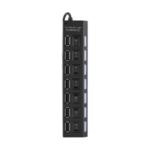 Hub Multiplicador 7 Puertos Usb 2.0 Con Interruptores