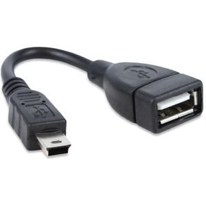 Cable Adaptador OTG V3 USB Hembra a Mini USB