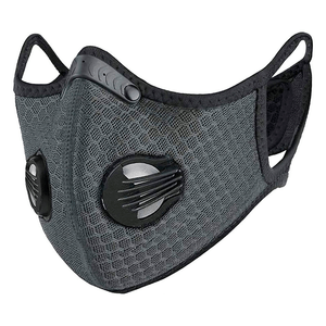 Tapaboca Máscara Deportes Spandex Neopreno Gris C/filtro