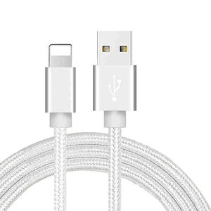 Cable Lightning Datos Usb Forrados Carga 2m Para iPhone