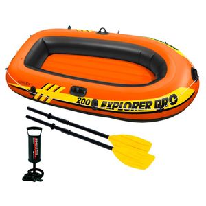 INTEX BOTE GOMÓN INFLABLE EXPLORER PRO 200 SET