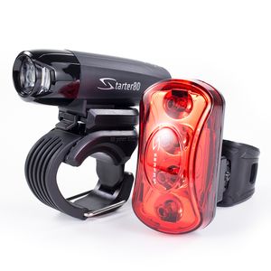 Kit De Luz Bicicleta Delantera Y Trasera Serfas Starter 80