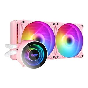 Refrigeracion Liquida Cpu Darkflash Dx240 240 Rosa Blanca