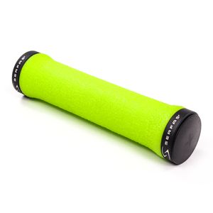 Puños Para Bicicleta Serfas Dual Lock-on - Amarillo Fluo