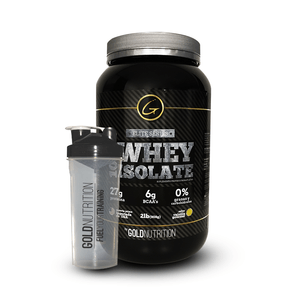 Proteina + Vaso - 100% Whey Isolate 2 Lb + Shaker