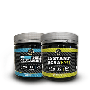 Pack Amino - 100% Pure Glutamine + Bcaa 2:1:1