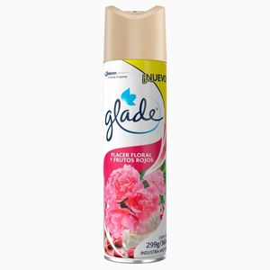 Desodorante De Ambiente Glade Aerosol De 360 Cc. Placer Floral Y Frutos Rojos