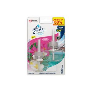 2 Glade Aceites Naturales, Segunda Unidad 50% De Descuento Tropical Floral