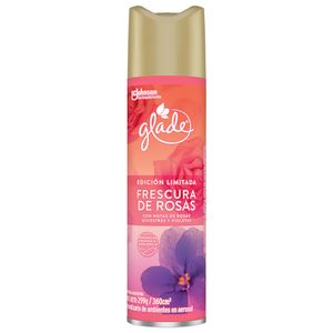 Desodorante De Ambiente Glade Aerosol De 360 Cc. Frescura De Rosas