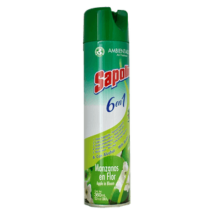 Desodorante De Ambiente Sapolio En Aerosol De 360 Ml Manzanos En Flor