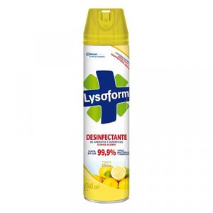 Desinfectante De Ambiente Lysoform En Aerosol Citrica De 360 Cc