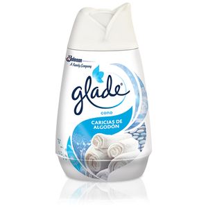 Aromatizador De Ambiente Glade Cono De 170 Gr. Caricias De Algodón