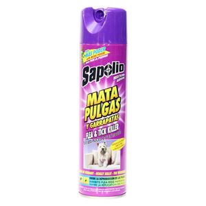 Insecticida Mata Pulgas Y Garrapatas Sapolio Aerosol 360 Ml