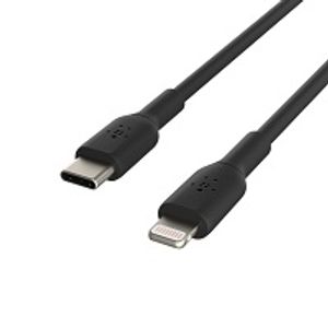 Cable iPhone Lightning a USB-C Belkin CAA003bt1MBK Negro