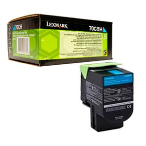 TONER LEXMARK 70C8HC0 CYAN CS310 410 510 3000CPS