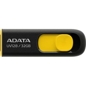 Pendrive 32gb Usb 3.1 3.0 2.0 Adata Uv128 Negro/amari Backup