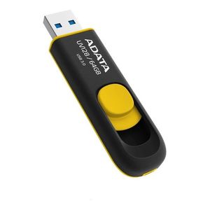 Pendrive 64gb Usb 3.1 3.0 2.0 Adata Uv128 Negro/amari Backup