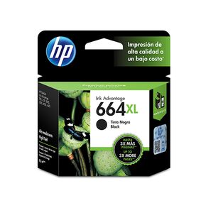 Cartucho de tinta HP 664XL-F6V31AL-Negro