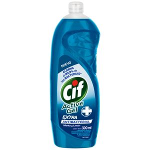 Lavavajilla Cif Active Gel Extra Antibacterial De 300 Ml