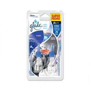 Glade Auto Sport Repuesto X 2 Unidades, La Segunda Unidad Con 30% De Descuento Acqua - Auto Nuevo