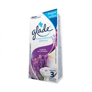 Bloque Adhesivo Para Inodoros X 3 Unidades Glade Lavanda