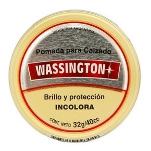 Pomada Para Zapatos Wassington N°3 30g Incolora