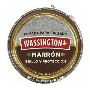 Pomada Para Zapatos Wassington N°3 30g Marron