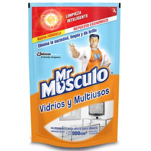 Mr Musculo Vidrios Y Multiuso Doypack 900 Cc