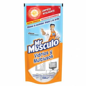 Mr. Musculo Vidrios Y Multiuso Doy Pack De 450 Cc