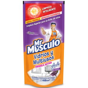 Mr. Musculo Vidrios Y Multiuso Doy Pack De 450 Cc Lavanda