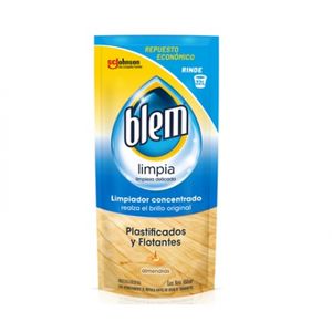 Limpiador Blem De Pisos Plastificados Y Flotantes Con Almendras Doypack De 450 Ml