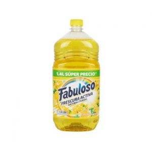 Limpiador Fabuloso Antibacterial De 1.4 Lts. Limon