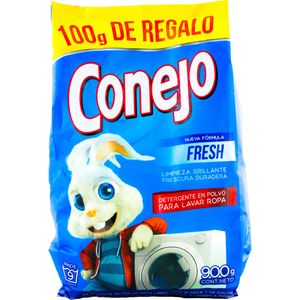 Jabon En Polvo Conejo De 800 Gr Fresh + 100 Gr Gratis