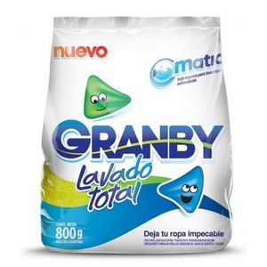 Jabon En Polvo Granby Matic De 800 Grs.