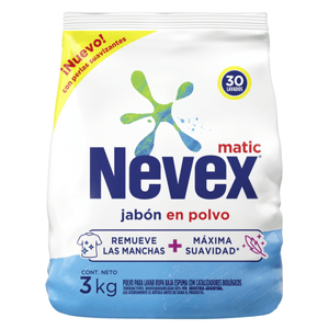 Nevex Polvo Matic Desinfectante De 3 Kg.