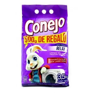 Jabon En Polvo Conejo 3 Kg + 500 G Gratis Relax