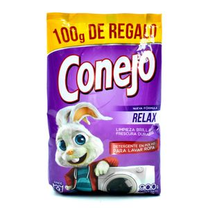 Jabon En Polvo Conejo De 800 Gr Relax + 100 Gr Gratis