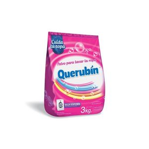 Jabon En Polvo Querubin Baja Espuma De 3 Kg.