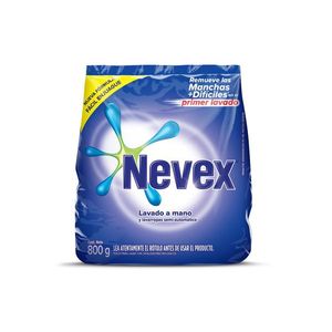 Nevex Polvo 800 G Lavado A Mano Con Perlas Suavizantes