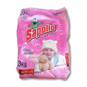 Jabon En Polvo Sapolio Matic De 3 Kg Mimos De Bebe