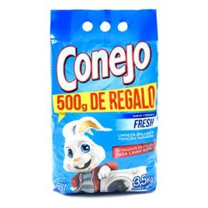 Jabon En Polvo Conejo 3 Kg + 500 G Gratis Fresh