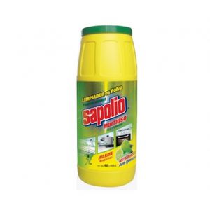 Limpiador En Polvo Sapolio Limon Antigrasa En Tarro De 450 Gr