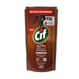 Cif Ultra Brillo Anti Polvo Multisuperficies Recarga Doy Pack 380 Ml