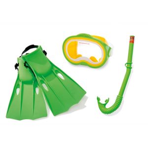 INTEX SET MÁSCARA SNORKEL Y PATAS RANA +8 AÑOS