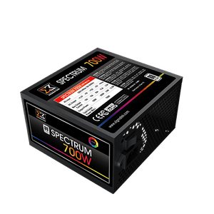FUENTE DE PODER XIGMATEK SPECTRUM 700W FAN RGB 80 PLUS