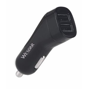 Cargador Wesdar U5 Para Auto Black